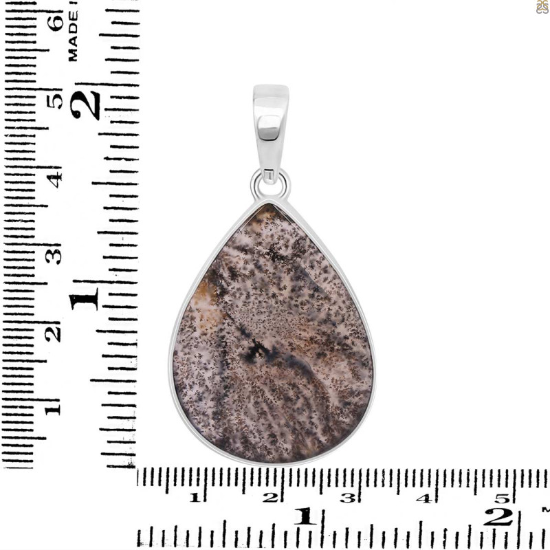 Russian Dendritic Agate Pendant-SP RDA-1-19