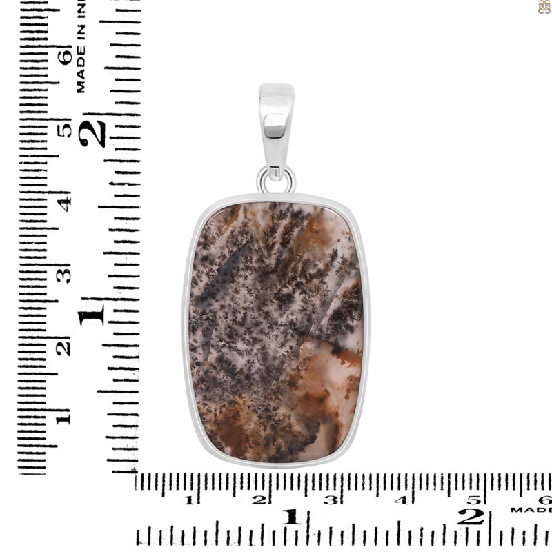 Russian Dendritic Agate Pendant-SP RDA-1-27