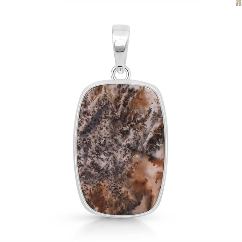Russian Dendritic Agate Pendant-SP RDA-1-27