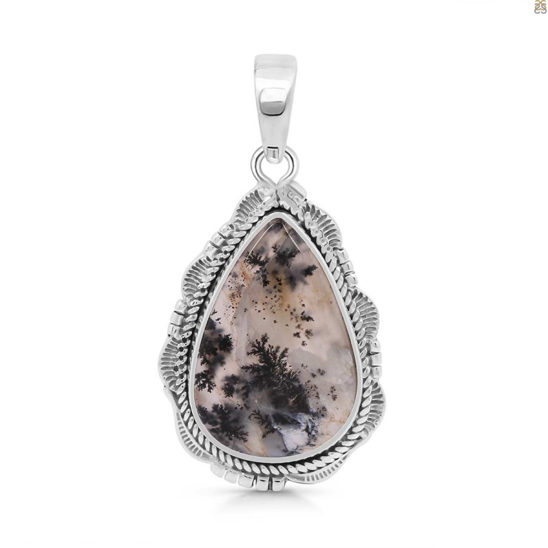Russian Dendritic Agate Pendant-SP RDA-1-29