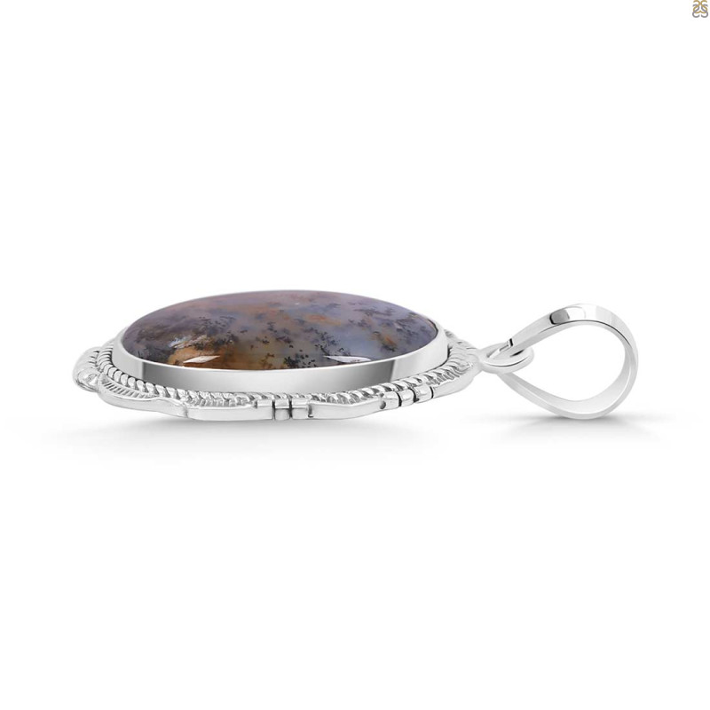 Russian Dendritic Agate Pendant-SP RDA-1-31