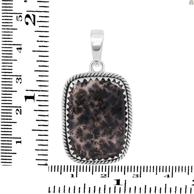 Russian Dendritic Agate Pendant-SP RDA-1-33