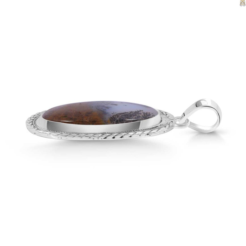 Russian Dendritic Agate Pendant-SP RDA-1-35
