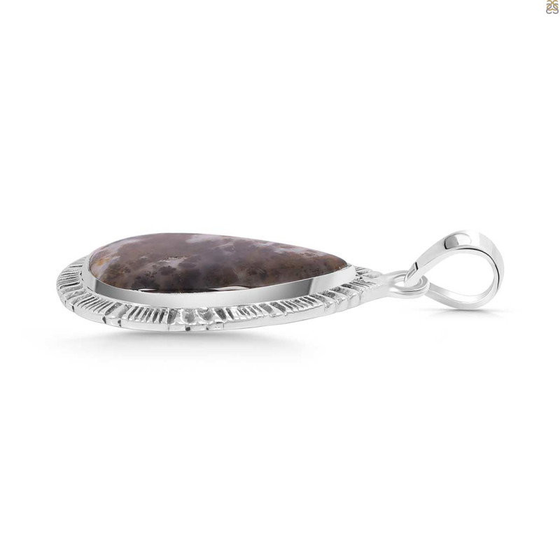 Russian Dendritic Agate Pendant-SP RDA-1-36
