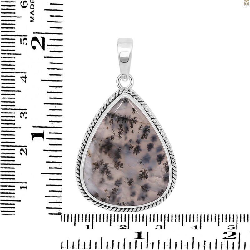 Russian Dendritic Agate Pendant-SP RDA-1-37