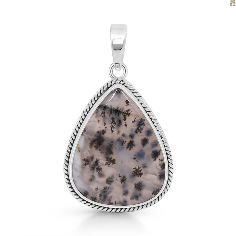 Russian Dendritic Agate Pendant-SP RDA-1-37