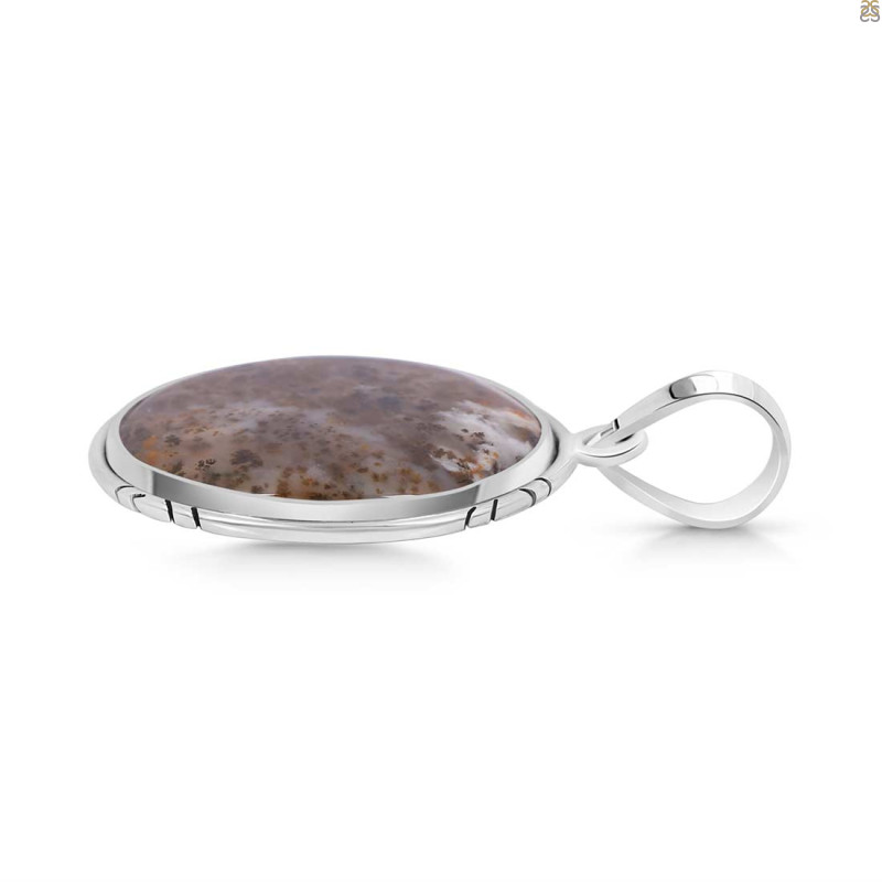 Russian Dendritic Agate Pendant-SP RDA-1-40