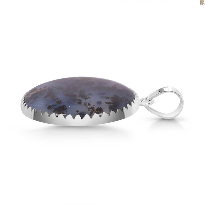 Russian Dendritic Agate Pendant-SP RDA-1-41