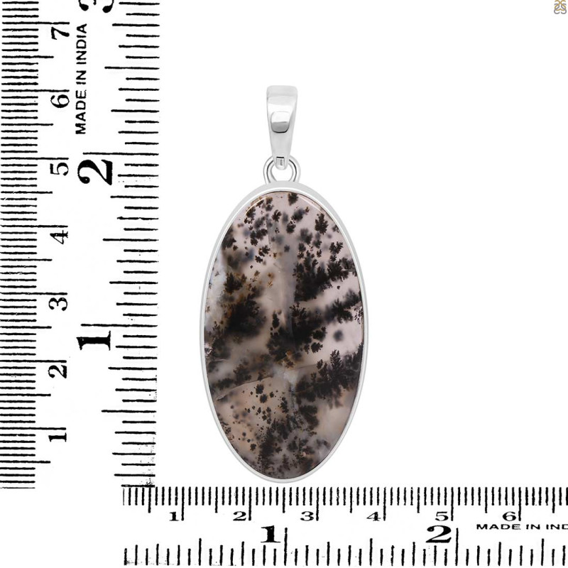 Russian Dendritic Agate Pendant-SP RDA-1-45
