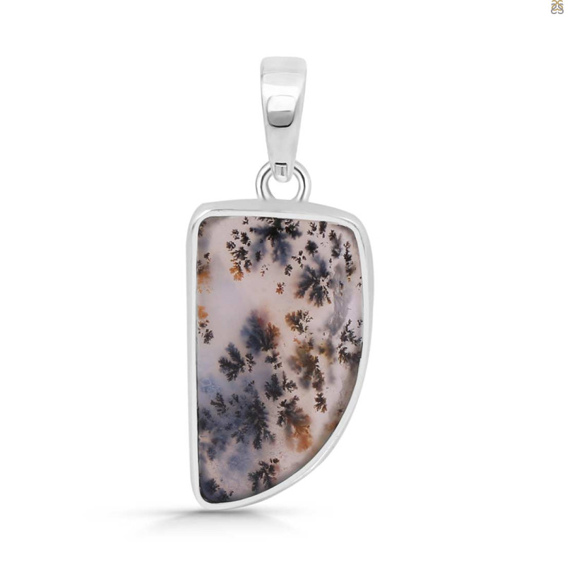 Russian Dendritic Agate Pendant-SP RDA-1-5