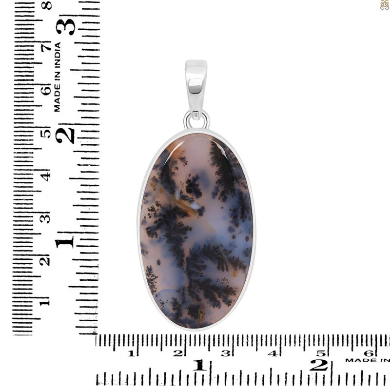 Russian Dendritic Agate Pendant-SP RDA-1-51