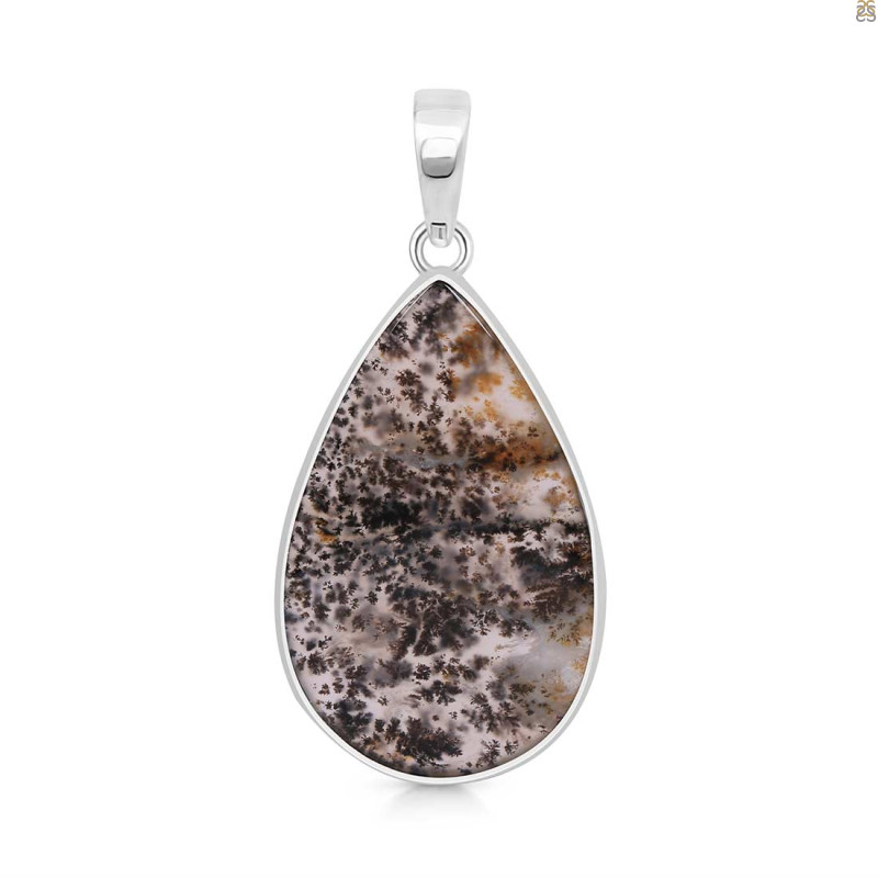 Russian Dendritic Agate Pendant-SP RDA-1-53