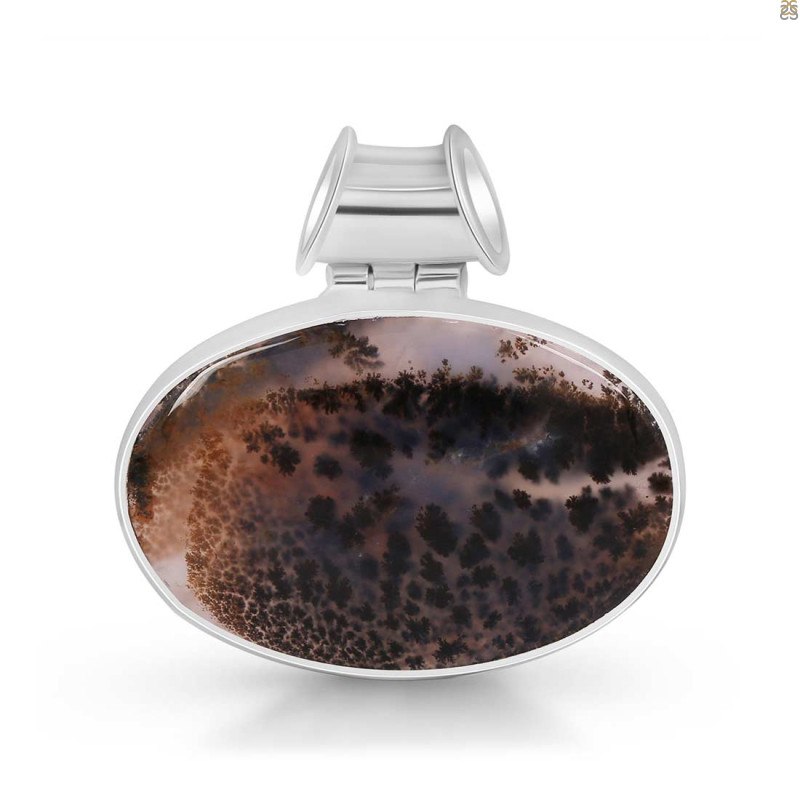Russian Dendritic Agate Pendant-SP RDA-1-67