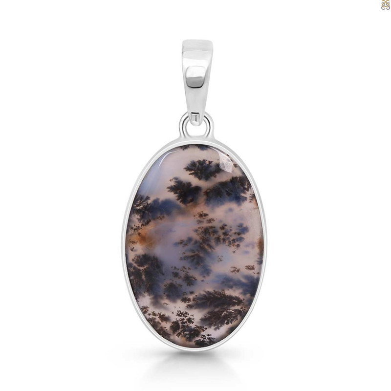 Russian Dendritic Agate Pendant-SP RDA-1-7