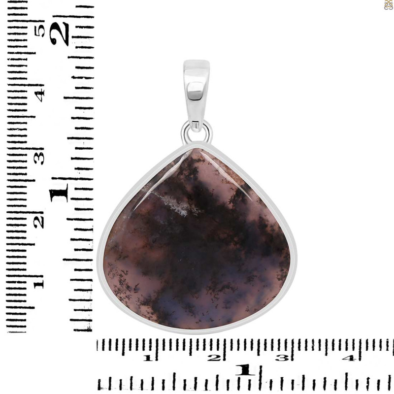 Russian Dendritic Agate Pendant-SP RDA-1-72