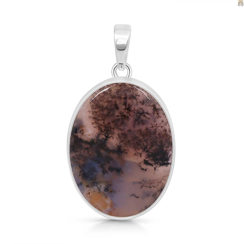 Russian Dendritic Agate Pendant-SP RDA-1-75