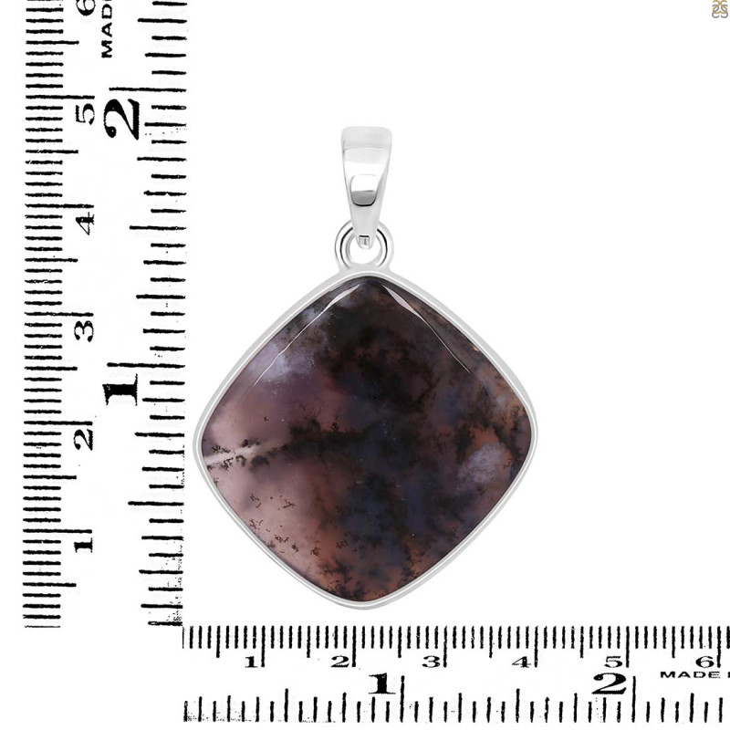 Russian Dendritic Agate Pendant-SP RDA-1-76