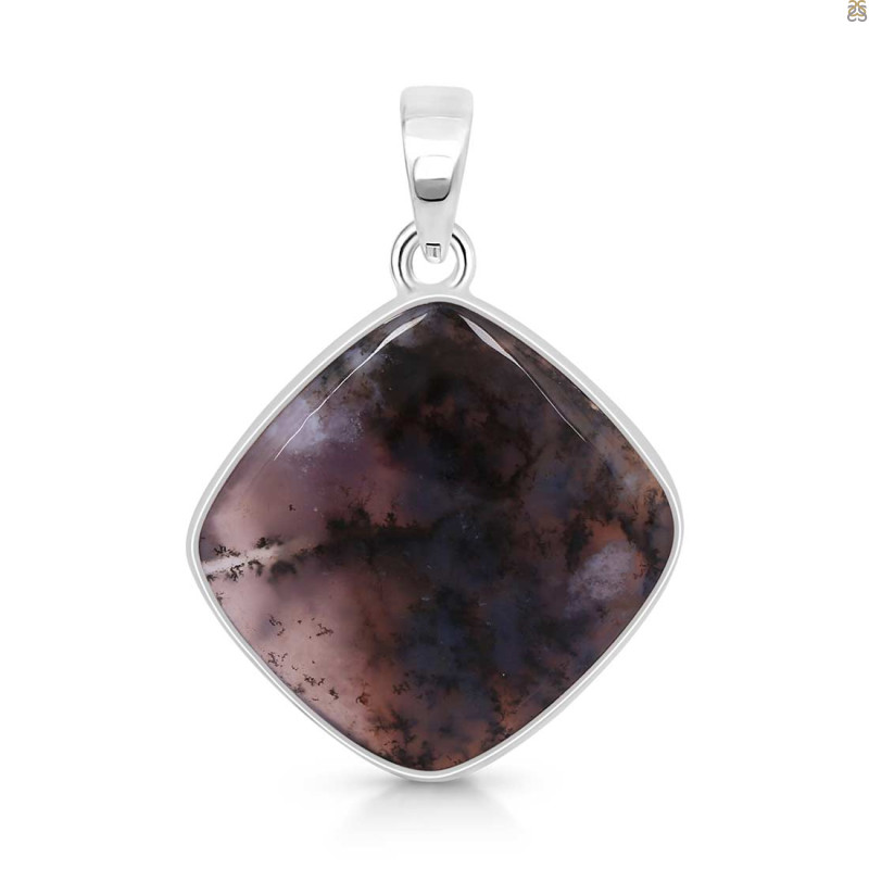 Russian Dendritic Agate Pendant-SP RDA-1-76