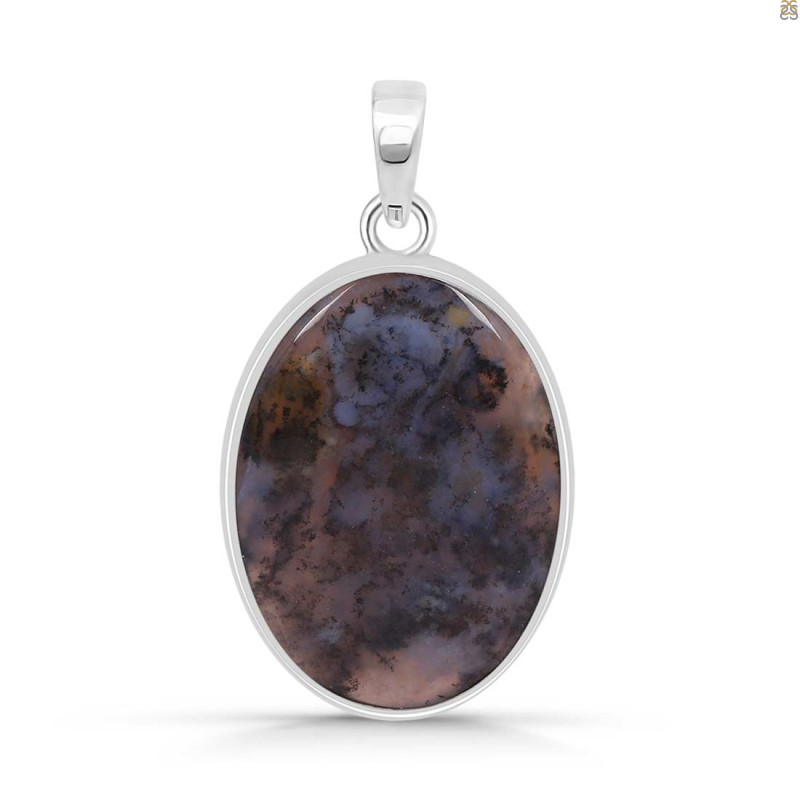 Russian Dendritic Agate Pendant-SP RDA-1-77