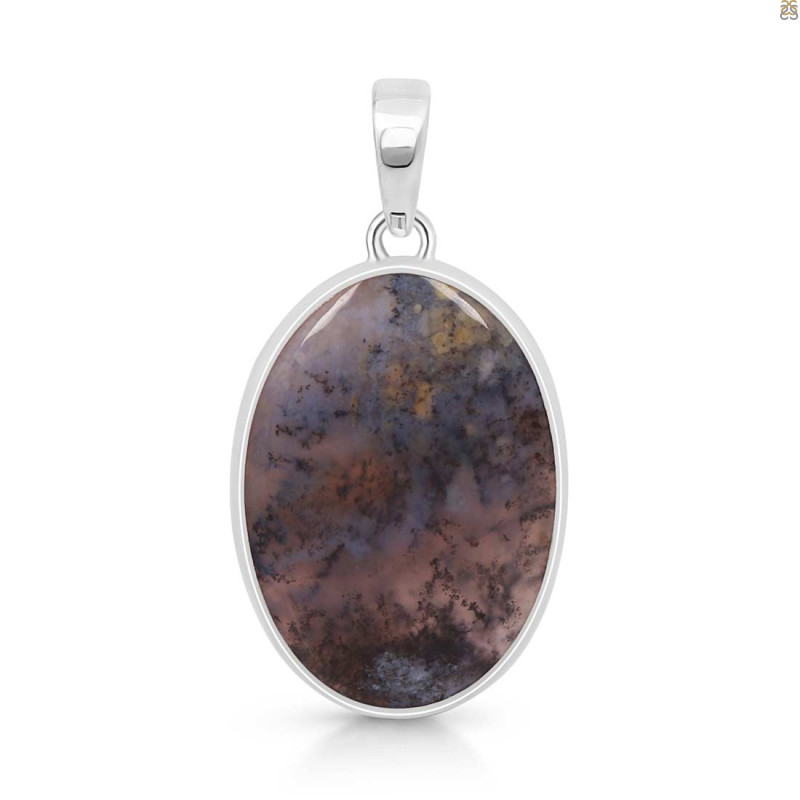 Russian Dendritic Agate Pendant-SP RDA-1-81