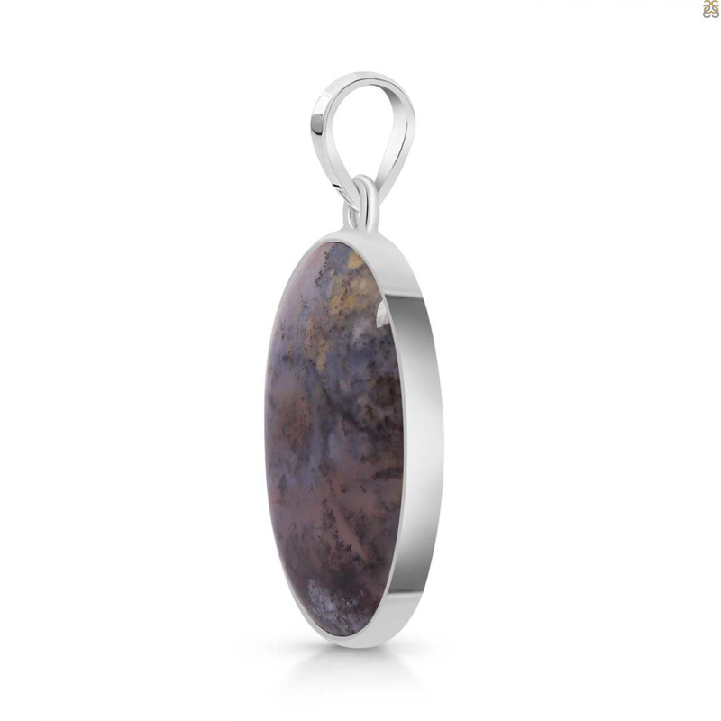 Russian Dendritic Agate Pendant-SP RDA-1-81