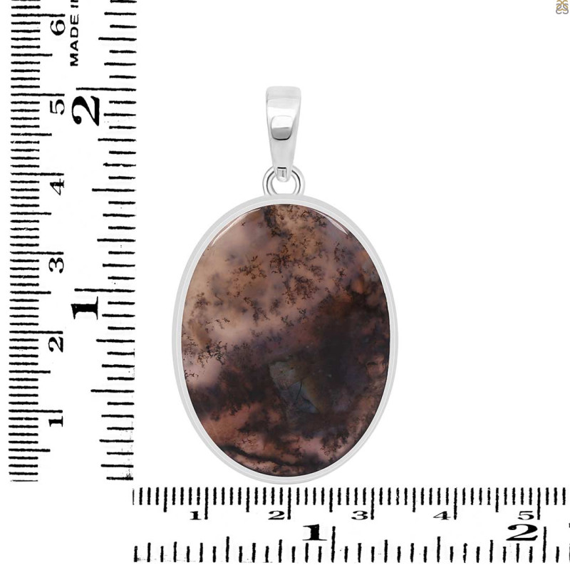 Russian Dendritic Agate Pendant-SP RDA-1-83