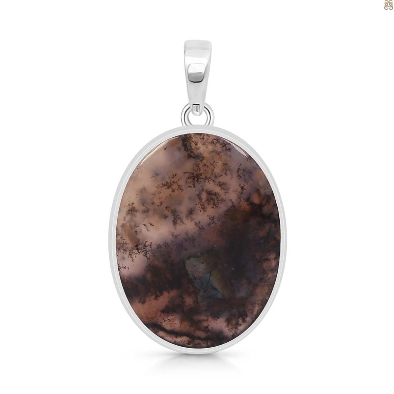 Russian Dendritic Agate Pendant-SP RDA-1-83