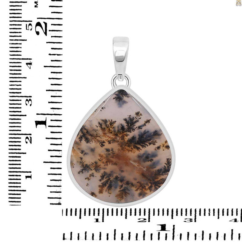 Russian Dendritic Agate Pendant-SP RDA-1-9