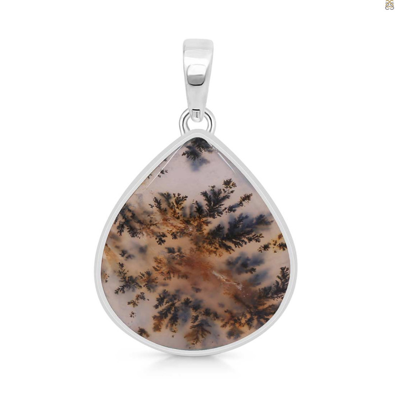 Russian Dendritic Agate Pendant-SP RDA-1-9