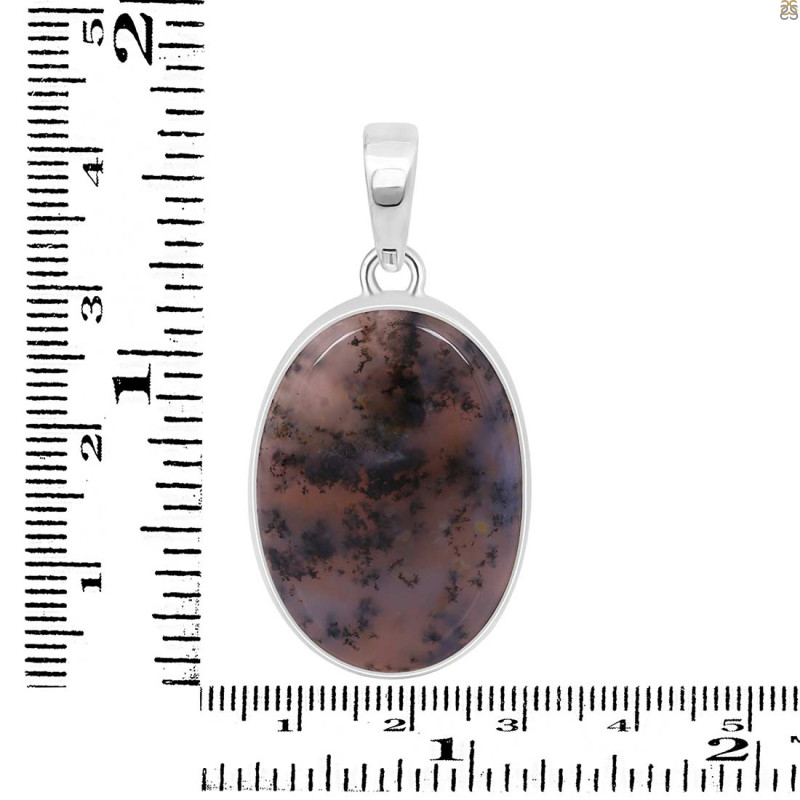 Russian Dendritic Agate Pendant-SP RDA-1-93