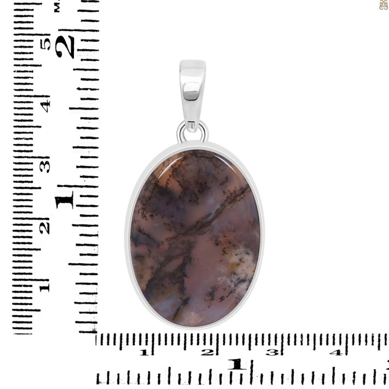 Russian Dendritic Agate Pendant-SP RDA-1-96