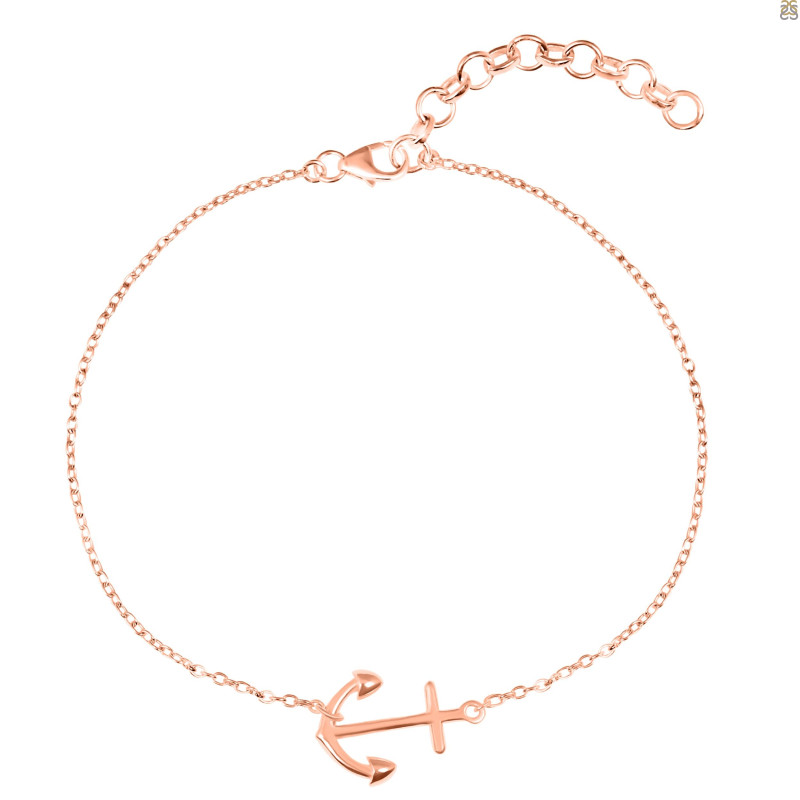 Plain Silver Bracelet PS-RDAL-4