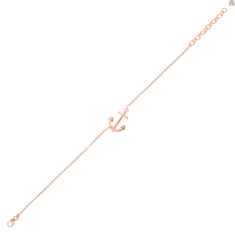 Plain Silver Bracelet PS-RDAL-4