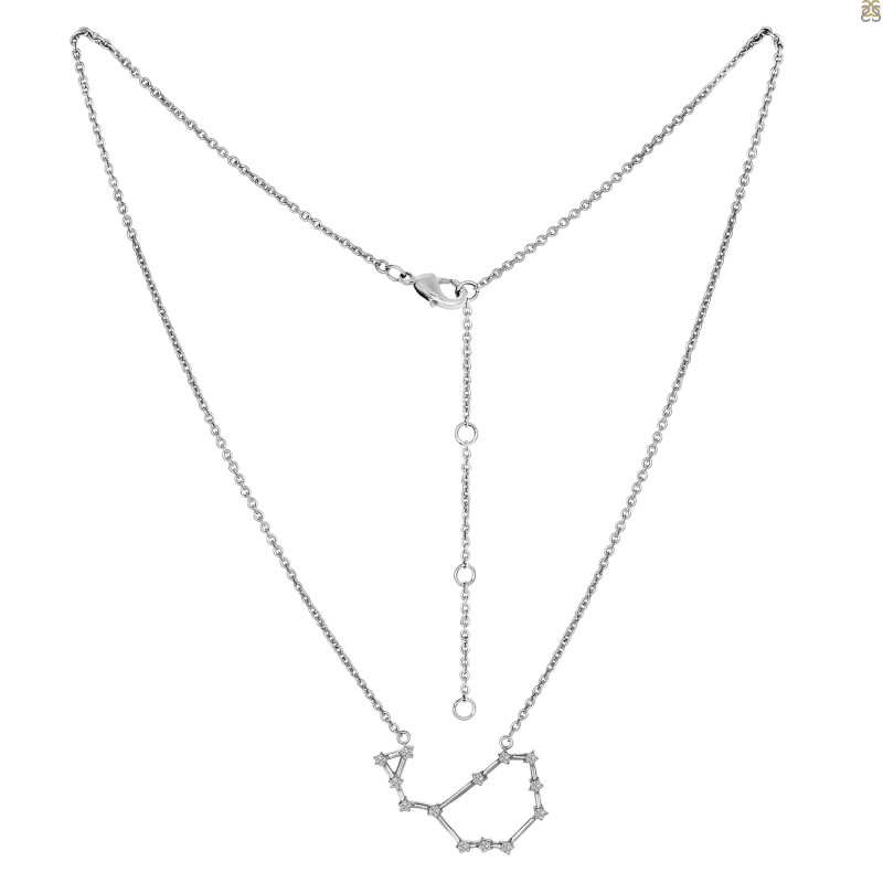 Sagittarius Zodiac Star Constellation with Cubic Zirconia Necklace
