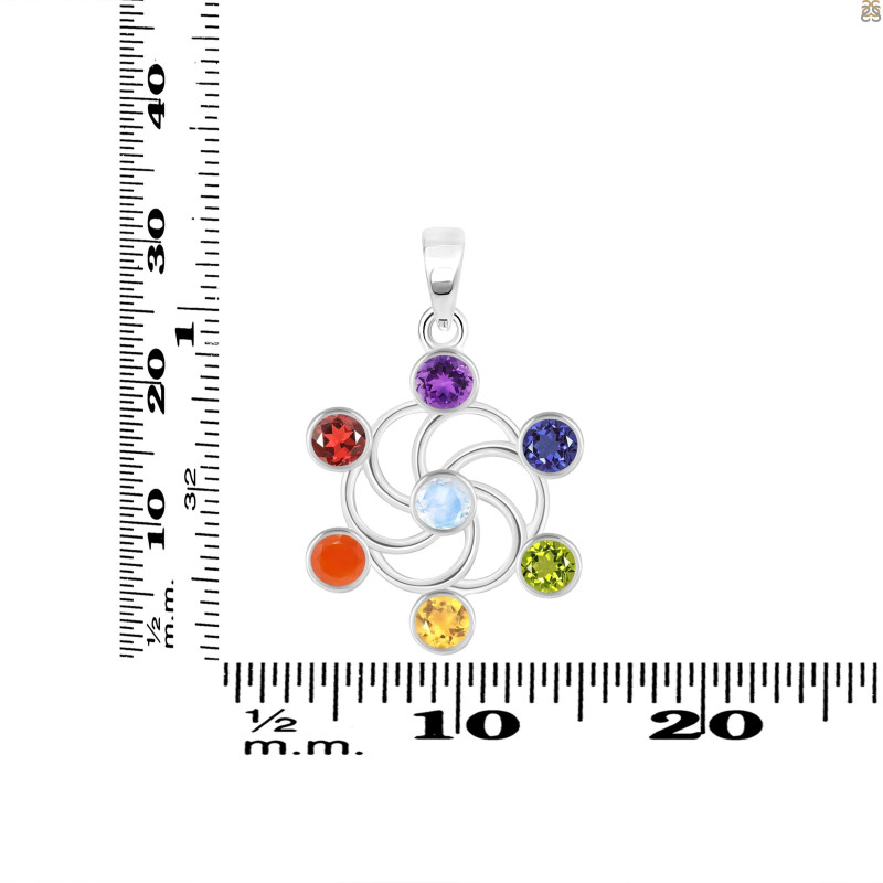 Chakra Pendant CKR-RDP-10.