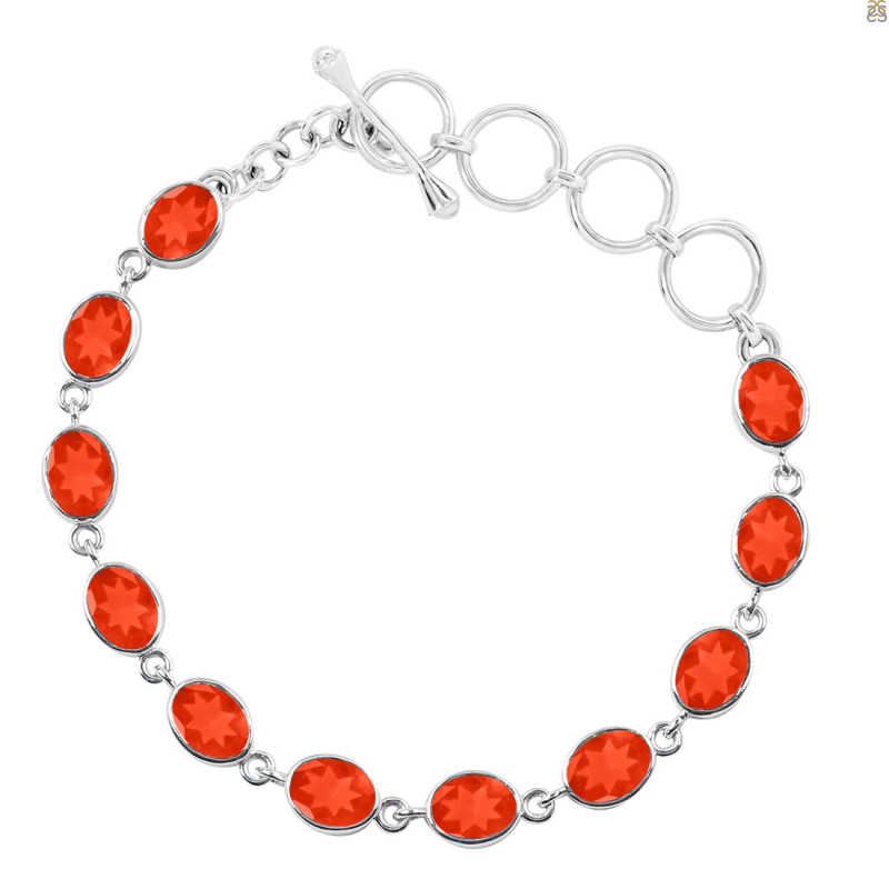 Red Onyx Bracelet ROX-RDB-114-CUT.