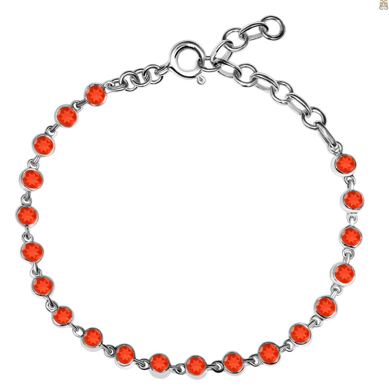 Red Onyx Bracelet ROX-RDB-116-CUT.