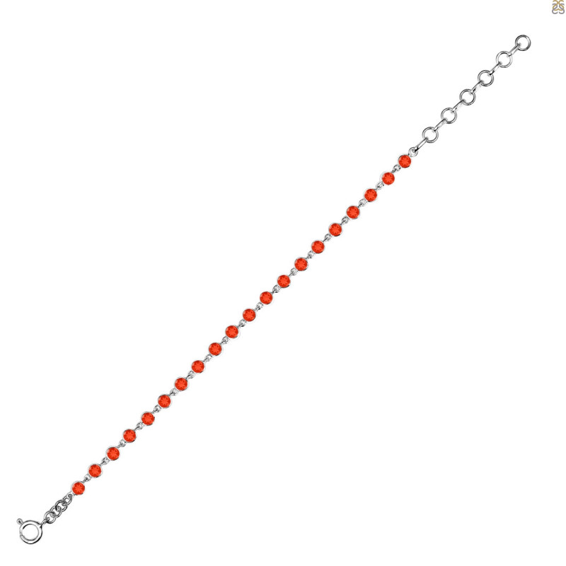 Red Onyx Bracelet ROX-RDB-116-CUT.