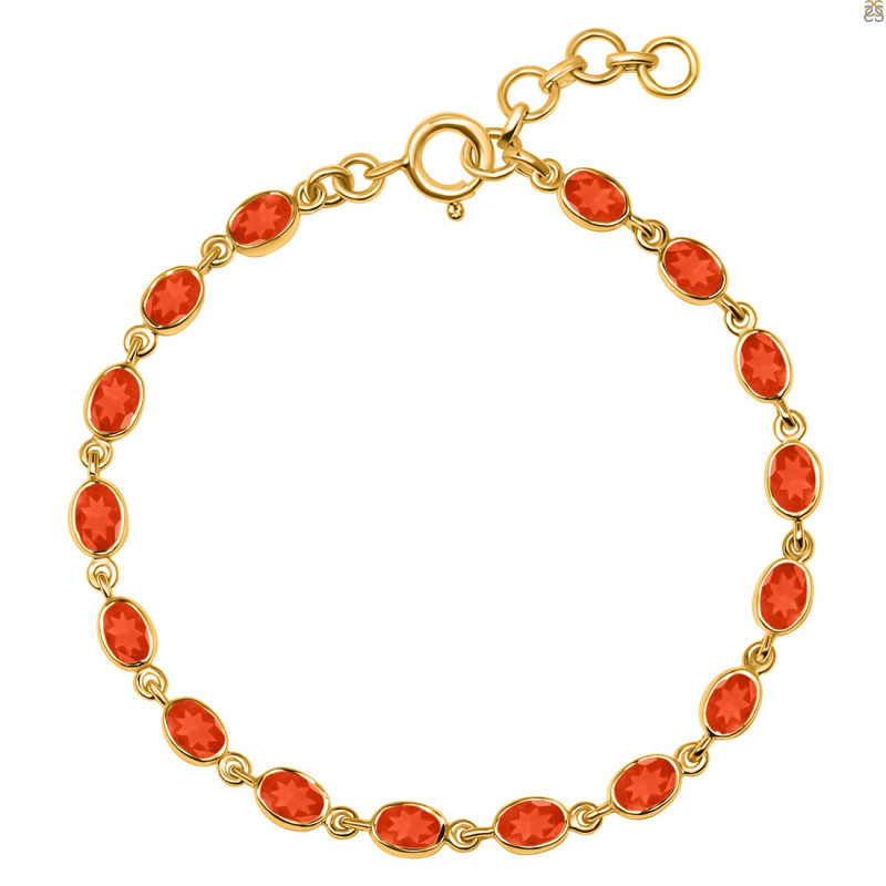 Red Onyx Bracelet ROX-RDB-117-CUT.