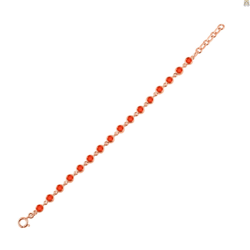 Red Onyx Bracelet ROX-RDB-118-CUT.