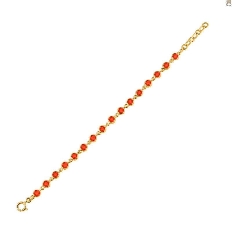 Red Onyx Bracelet ROX-RDB-118-CUT.