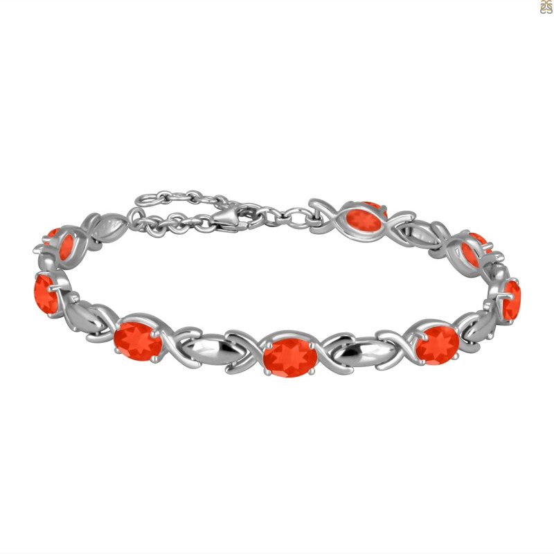 Red Onyx Bracelet ROX-RDB-4-A.