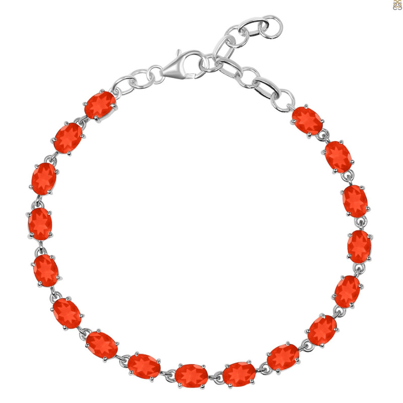 Red Onyx Bracelet ROX-RDB-69-CUT.