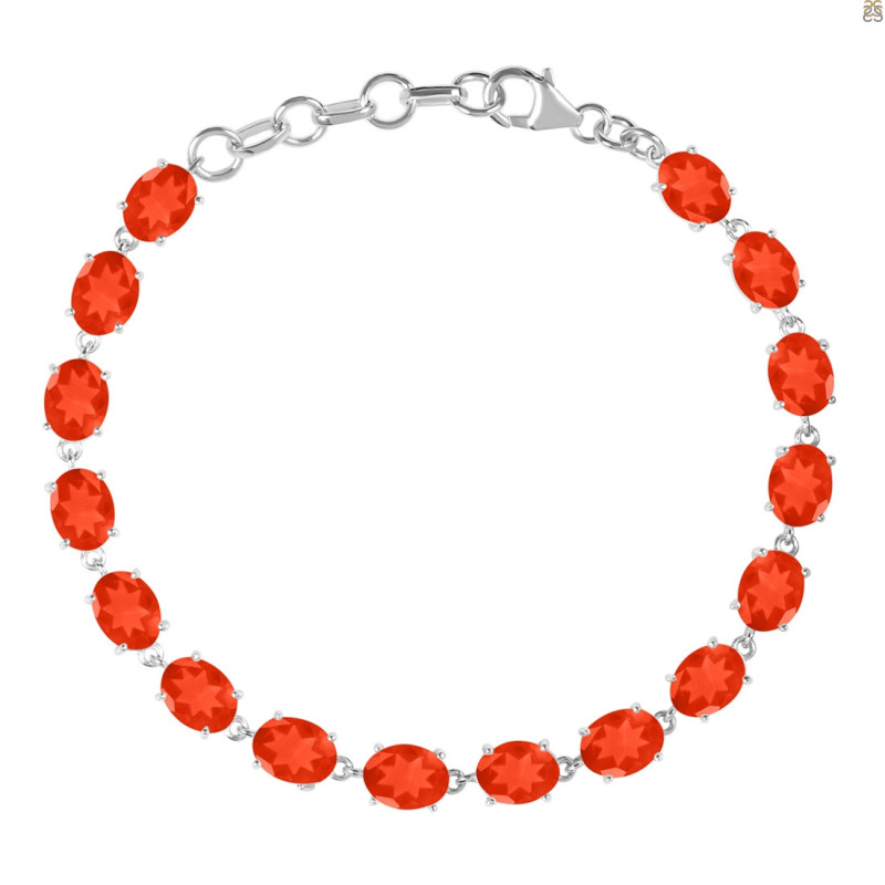 Red Onyx Bracelet ROX-RDB-72-CUT.