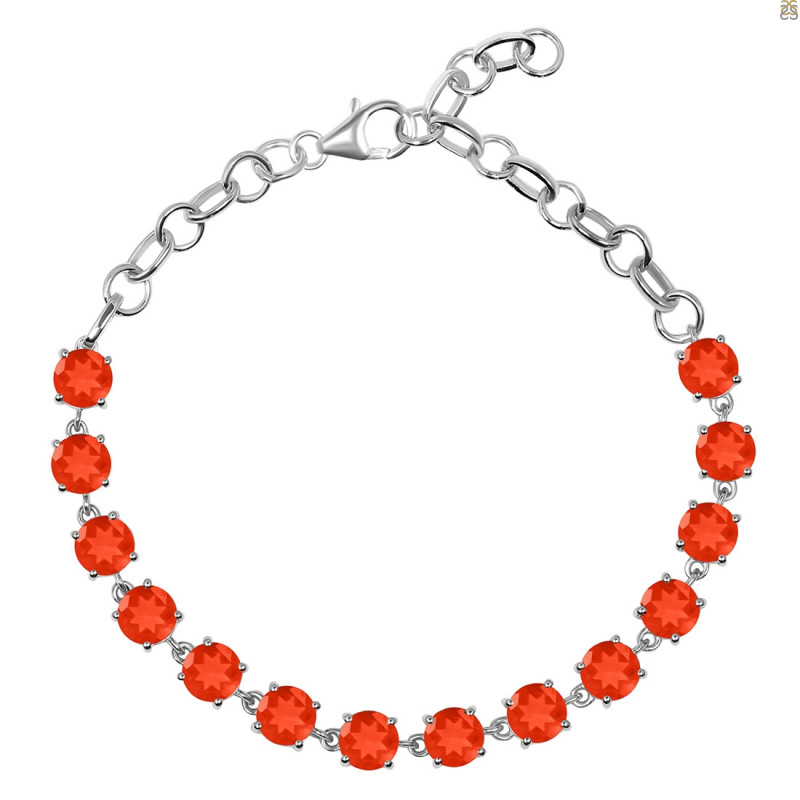 Red Onyx Bracelet ROX-RDB-73-CUT.