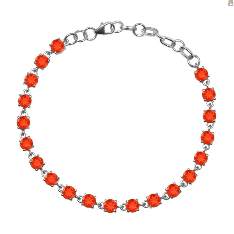 Red Onyx Bracelet ROX-RDB-74-CUT.