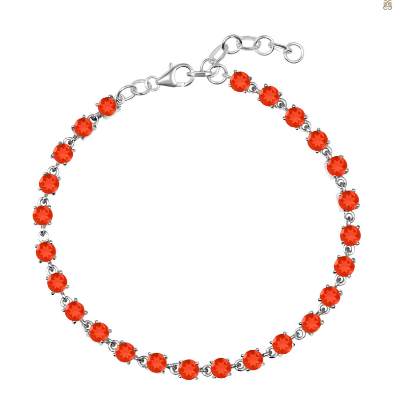 Red Onyx Bracelet ROX-RDB-75-CUT.