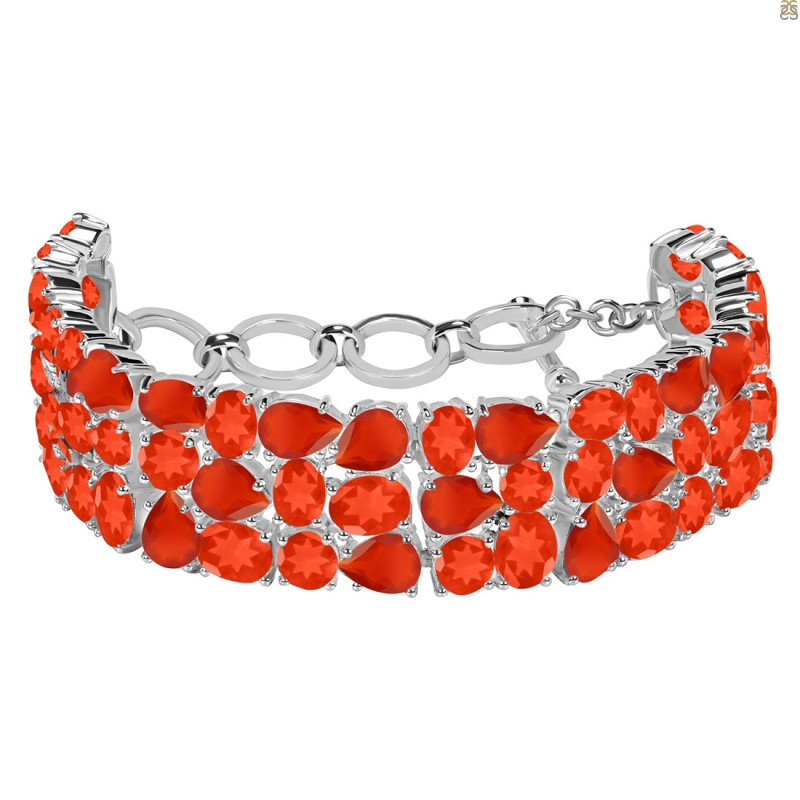 Red Onyx Bracelet ROX-RDB-92-CUT.