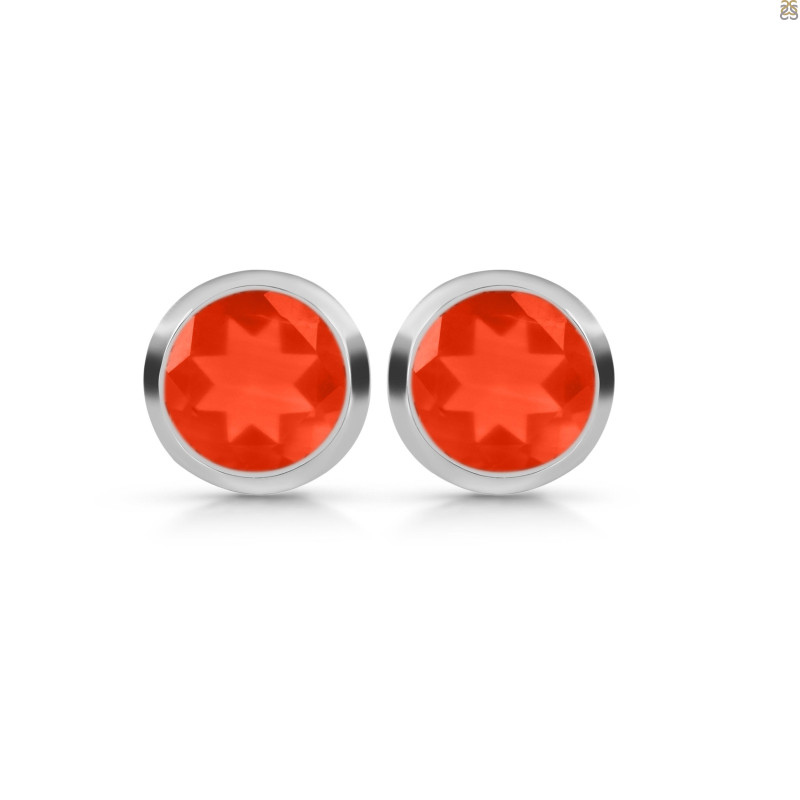 Red Onyx Stud Earring ROX-RDE-1243.