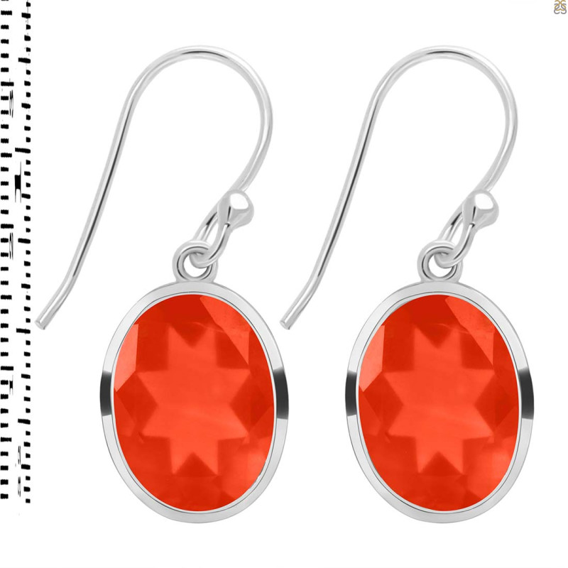 Red Onyx Earring ROX-RDE-1246.